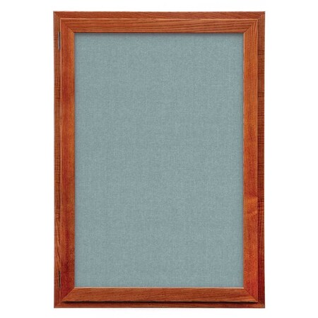 United Visual Products Outdoor Enclosed Combo Board, 72"x36", Blk Frame/Wht Porc & Ultramarine UVCB7236ODB-WHTPORC-ULTMAR